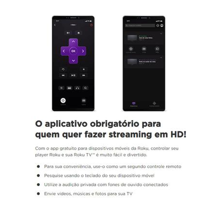 Roku Express - Streaming player Full HD, Transforma sua TV em Smart TV, Com  controle remoto e cabo HDMI incluídos : : Eletrônicos