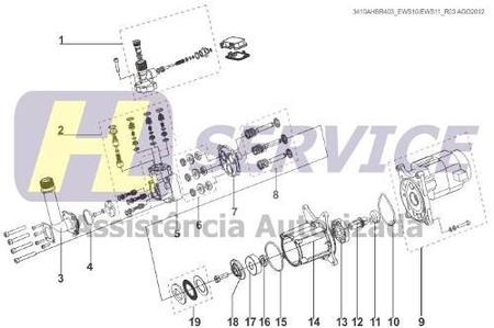 Imagem de Rolamento axial electrolux ews uws (ews10031)