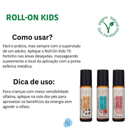 Imagem de Roll-on Óleos Essenciais Kids Hora do Soninho Via Aroma - 10ml