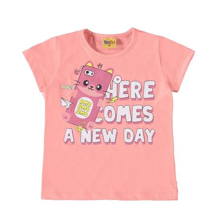 Imagem de Rollu Pijama Curto Infantil Estampado Rosa