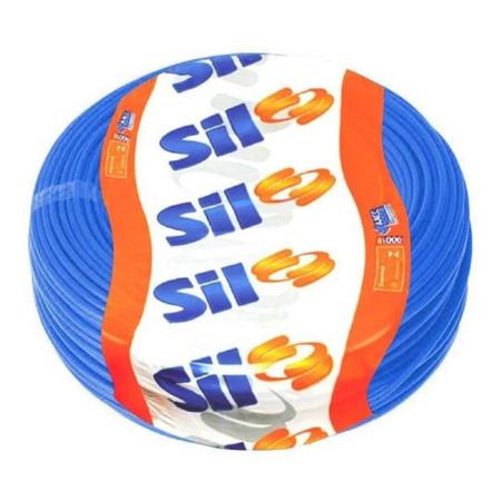 Imagem de Rolo de fio sil cabo flexivel 2,5mm azul claro 100m