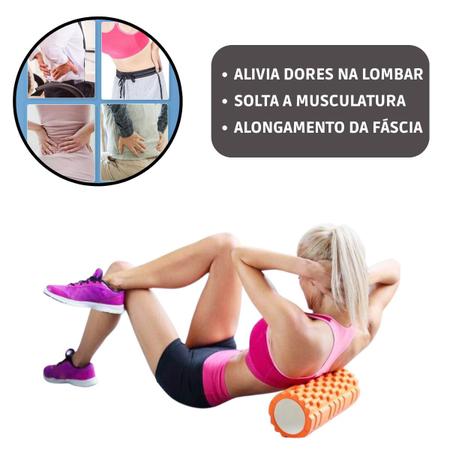 Imagem de Rolo De Liberação Miofascial Massagem Fisioterapia Pilates
