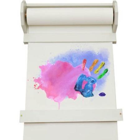 Rolo De Papel Branco Para Pintura Desenho Infantil 75gr