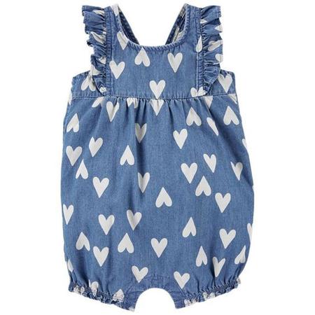 Romper Jeans Cora o Carters Jardineira para Beb s Magazine Luiza