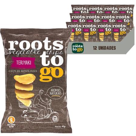 Imagem de Roots To Go Batata-Doce Teriyaki 45g (12 Pacotes)
