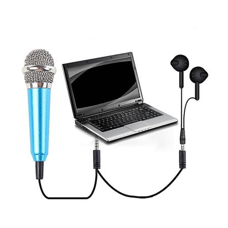 Imagem de Rosa VermelhoPortátil 3.5mm Stereo Studio Mic KTV Mini Microphon