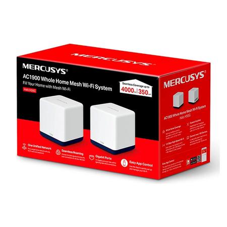 Imagem de Roteador Mercusys Mesh Wireless Ac1900 Cx 2 Un - Halo H50g