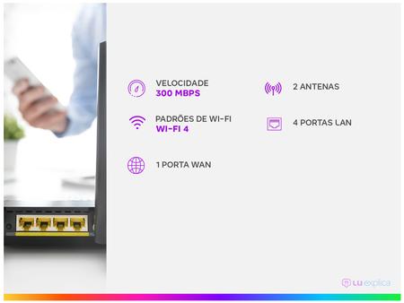 Imagem de Roteador TP-Link TL-WR840N 300 Mbps