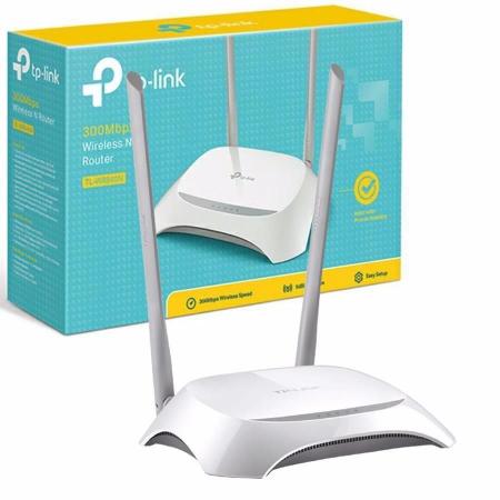 Roteador Wireless Tp-Link 300N 2 Antenas 5 dBi Provedor - TL-WR840N W