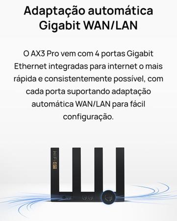 Imagem de Roteador Wi-Fi Huawei AX3 Pro 6 WS7206 Dual Band, 4 Antenas