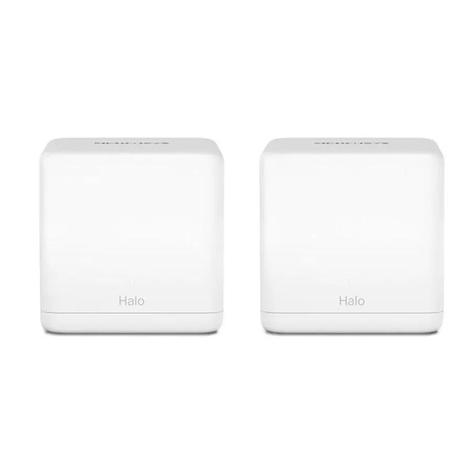 Imagem de Roteador Wi-Fi Mesh Mercusys Halo H30G. 867Mbps. 400Mbps. Kit com 2 Unidades