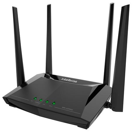 Imagem de Roteador Wifi 5 Repetidor Wireless Intelbras Wi-Force W5-1200G Dual Band AC1200 Gigabit Plano Acima 100 Mega Cobertura Até 120m²