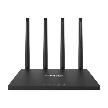 Imagem de Roteador Wireless Intelbras W5-1200F 4 Antenas, 3 Portas Lan 1 Wan, 300Mbps 867Mbps Preto