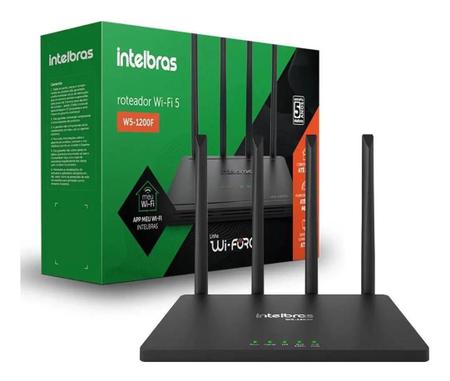 Imagem de Roteador Wireless Intelbras W5-1200f Dual Band Ac 1200 