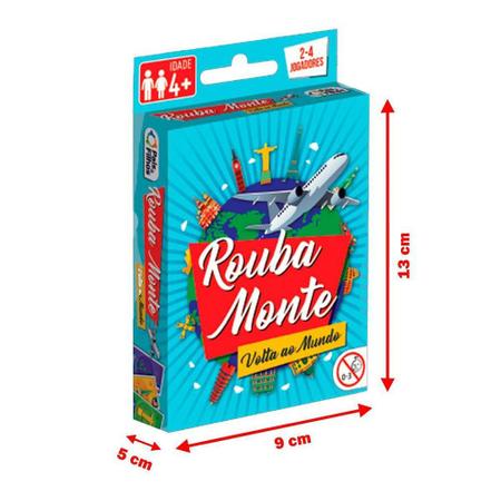 Rouba Monte Jogo Cartas Diversão Baralho Estratégia Entretenimento