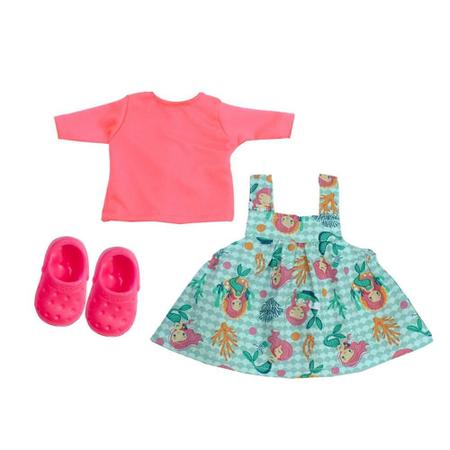 Roupa boneca para baby alive comilona entre 35/40cm - vestido salada de  fruta - casinha 4 - Roupa de Boneca - Magazine Luiza