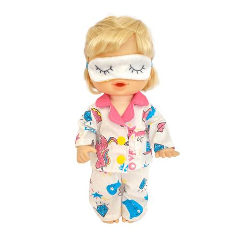 Roupa boneco Baby Alive Conjunto de camisa e bermuda dog - Pequena Stella -  ateliê