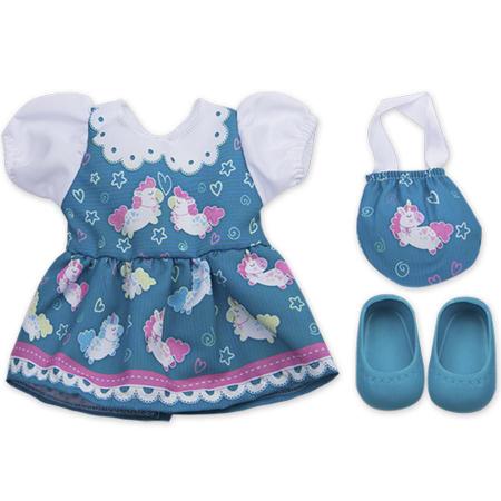 Roupa Boneca Baby Alive Conjunto 3 Peças Unicórnio