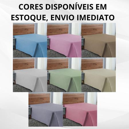 Imagem de Roupa Cama King 300 Fios Lençol Virol Sem Elástico de Algodão