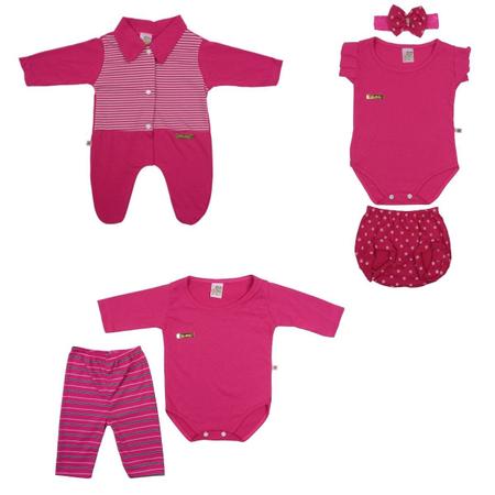 Conjunto recem hotsell nascido feminino