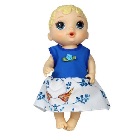 Roupas para bonecas padrão baby Alive e similares 4 vestidos