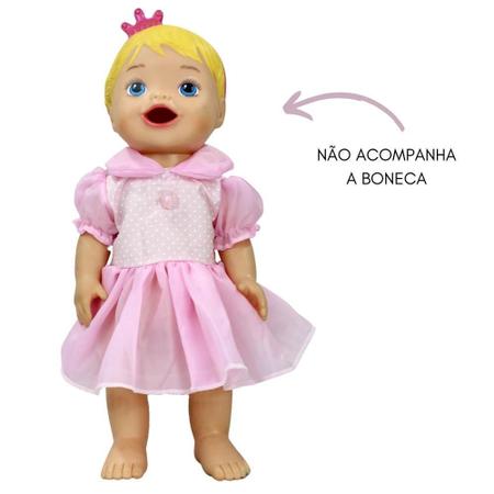 Roupa de Boneca Baby Alive Floral Preto - Jujulie