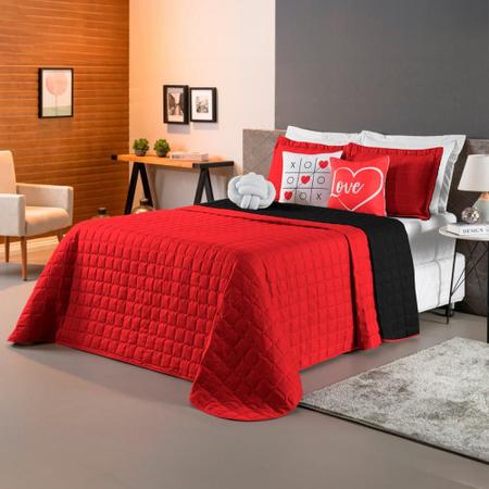 Roupa De Cama Casal Dupla Face Colcha Cobre Leito Bouti 8 Peças Premium com Almofadas Decorativa - F.V Enxovais Imagem de Roupa De Cama Casal Dupla Face Colcha Cobre Leito Bouti 8 Peças Premium com Almofadas Decorativa