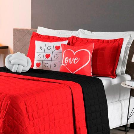 Roupa De Cama Casal Dupla Face Colcha Cobre Leito Bouti 8 Peças Premium com Almofadas Decorativa - F.V Enxovais Imagem de Roupa De Cama Casal Dupla Face Colcha Cobre Leito Bouti 8 Peças Premium com Almofadas Decorativa