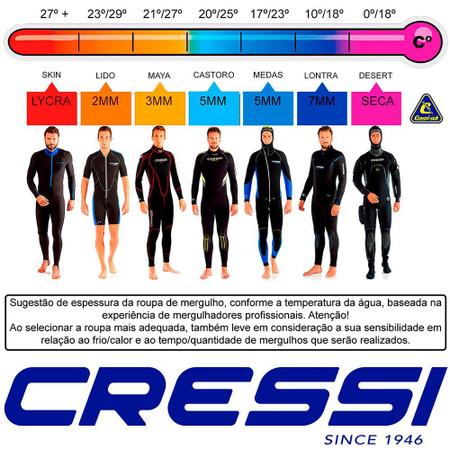 Imagem de Roupa de Neoprene para Mergulho Cressi Medas Lady 5.0