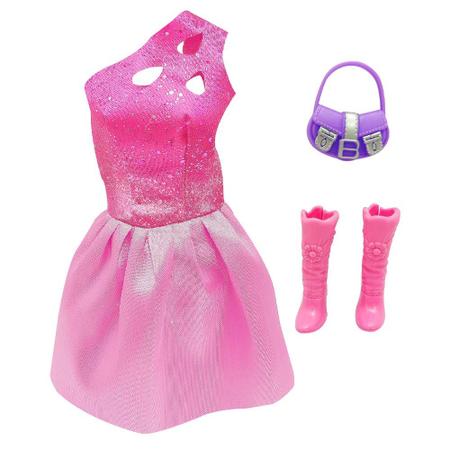 Imagem de Roupa e Acessórios para bonecas estilo Barbie Belinda