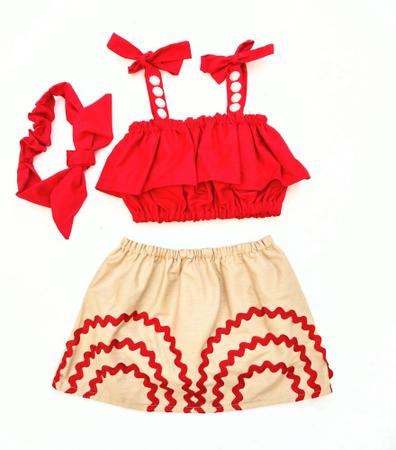 Roupa fantasia moana baby 12 a 18 meses - Mimos da Gislaine