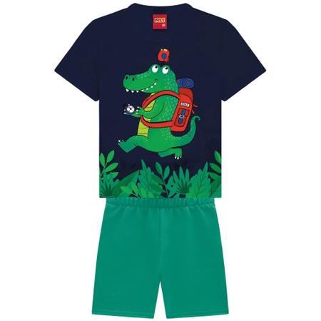 Camiseta Menino em Meia Malha Jacaré - Bem Vestir