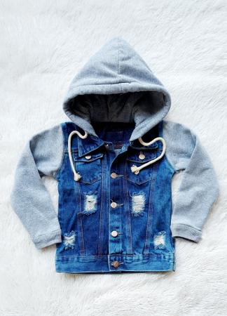 Roupa Infantil Jaqueta Casaco Blusa de Frio Moletom Jeans Beb