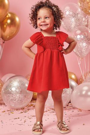Roupa Infantil Vestido E Calcinha Em Air Flow Kukie Moda Ver o
