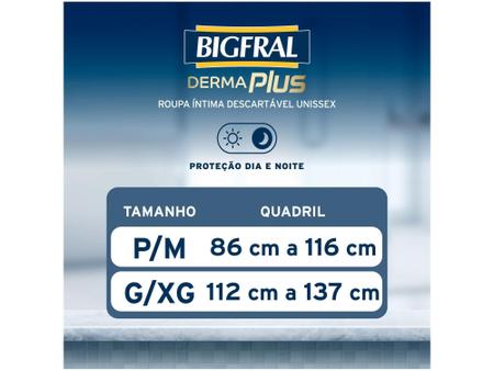 Imagem de Roupa Íntima Descartável Bigfral G e XG Premium - Pants 16 Unidades