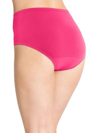 Imagem de Roupa íntima feminina Jockey Elance Brief, pacote com 3 unidades, tamanho 6, algodão