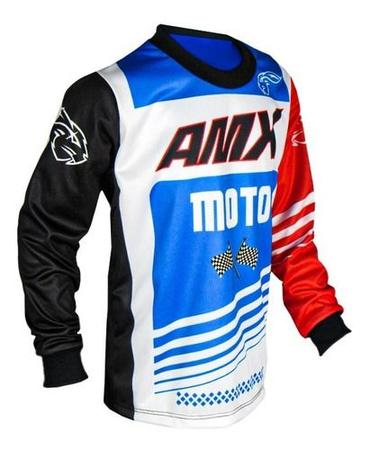 Conjunto Roupa Infantil Amx Prime Moto Camisa Calça Cross Trilha -  Conjuntos e Macacão para Moto - Magazine Luiza