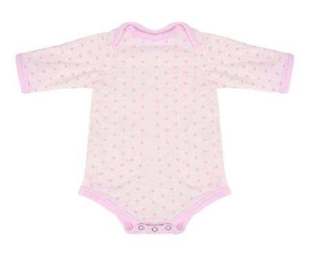 Roupa Para Boneca Bebe Reborn Coelho Com Bolinha Rosa - Shiny Toys