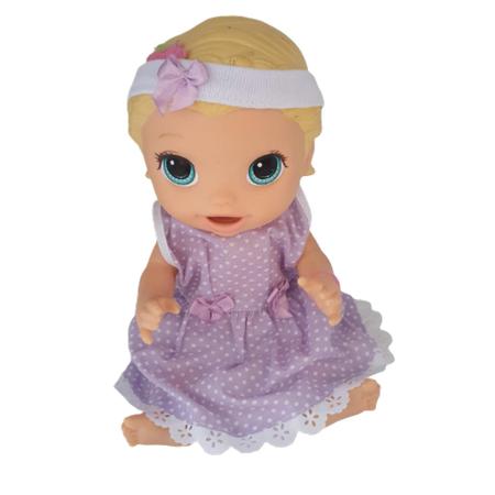 Roupa de Boneca Baby Alive Fio Lurex - Jujulie