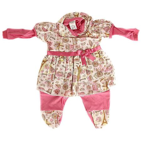 Roupinha p Boneca Baby Reborn 5PCS Touca e Meias Lindo