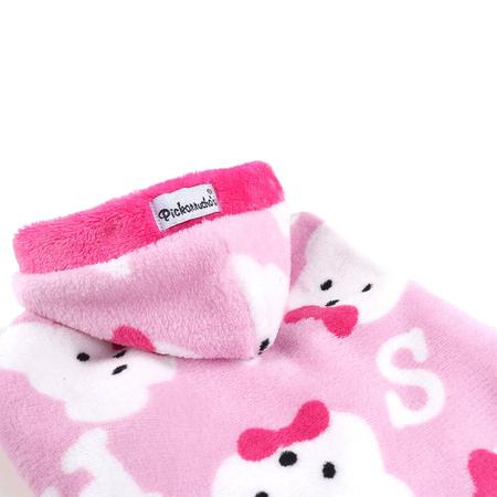 Imagem de Roupinha Macacão Fleece para Cães Rosa N00 Pickorruchos