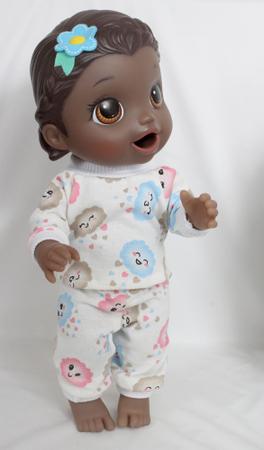 Roupa P/ Boneca Baby Alive Vestido E Calcinha Neia Azevedo