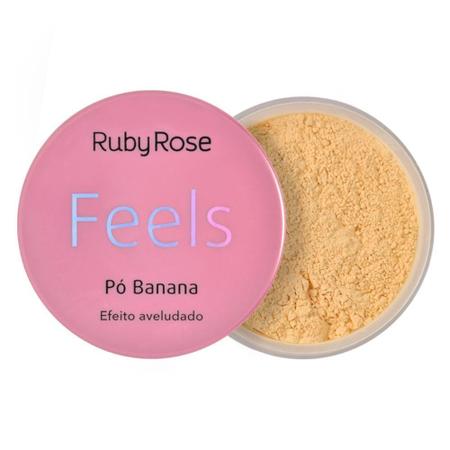 Ruby Rose Feels Po Solto Aveludado Banana 8,5 G Imagem de Ruby Rose Feels Po Solto Aveludado Banana 8,5 G