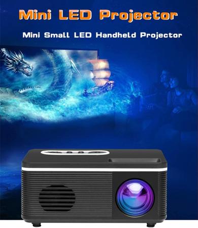 Imagem de S361 Mini Home Projector, Minitype portátil LED Projector Su