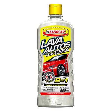 Sabão Com Cera Shampoo Detergente Auto Carro Automotivo 500m - LUXCAR -  Shampoo Automotivo - Magazine Luiza