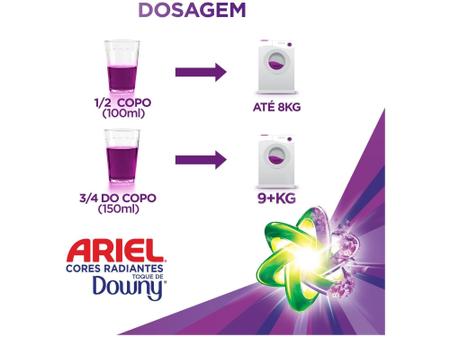 Imagem de Sabão Líquido Ariel Cores Radiantes Toque de Downy - 3L