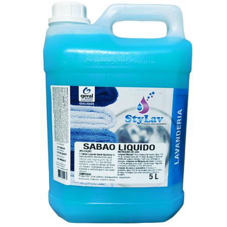 Imagem de Sabão Liquido Para Lavar Roupa, Aroma Suave E Duradouro 5 Litros 