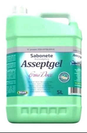 Imagem de Sabonete antisséptico asseptgel 5 litros erva doce 