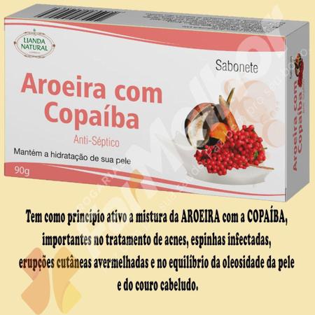 Imagem de Sabonete Antisséptico Natural Lianda Aroeira com Copaíba 90g