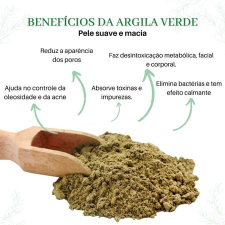 Imagem de Sabonete Artesanal Hidratante Com Argila Verde 110g Kit C/3